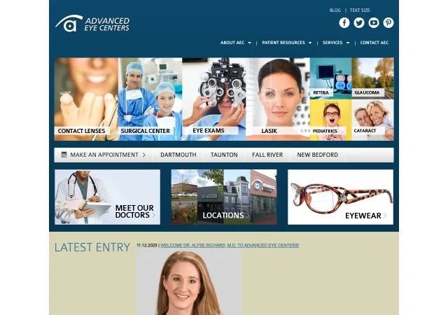 Advanced Eye Centers — original site