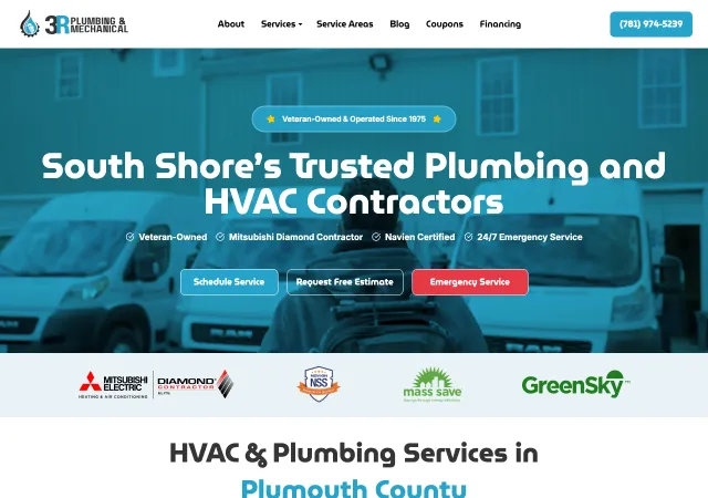 3R Plumbing & Mechanical — original site