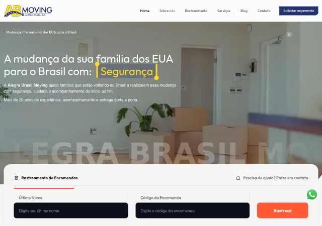 Alegra Brasil Moving — original site