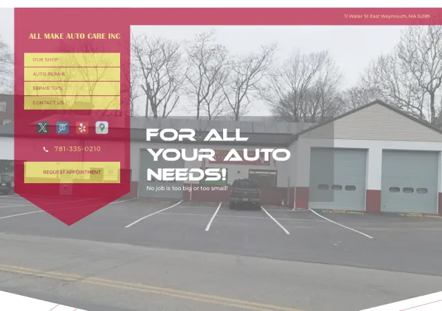 All Make Auto Care Inc — original site