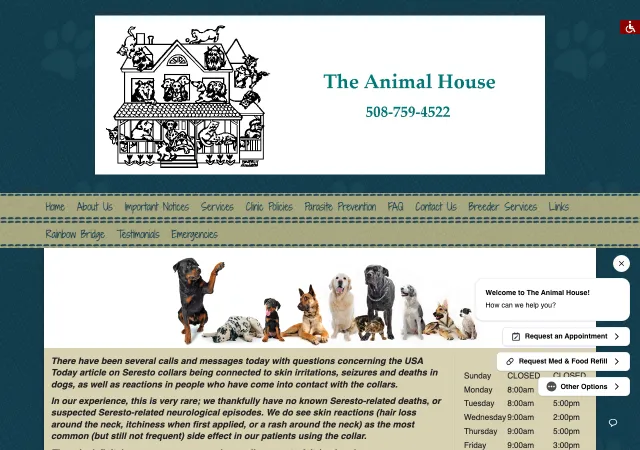 The Animal House — old site