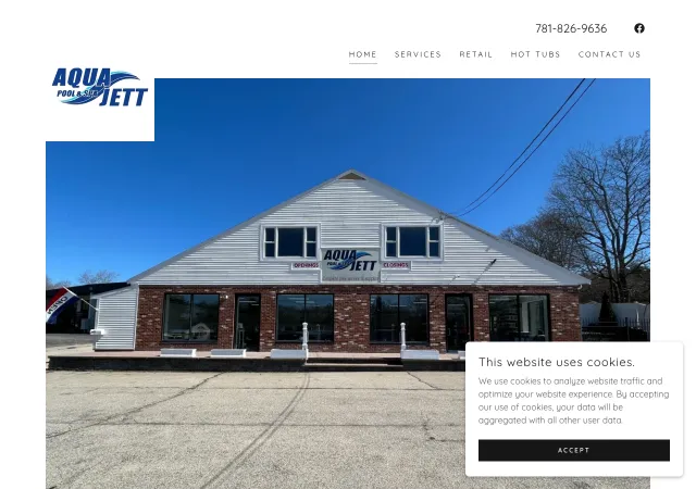 Aqua Jett Pool & Spa — old site