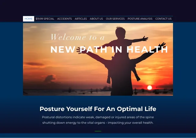 Chiropatrick Chiropractic Center — old site