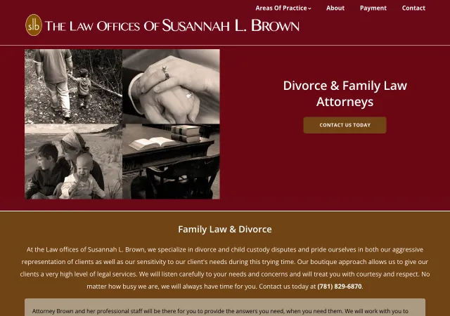 Law Offices of Susannah L. Brown — original site
