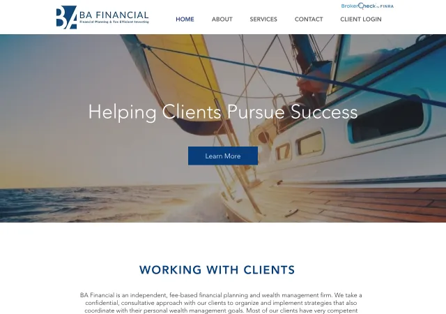 BA Financial &mdash; original site