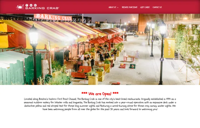 The Barking Crab — original site