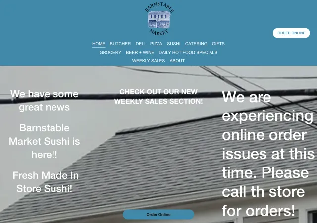 Barnstable Market — old site