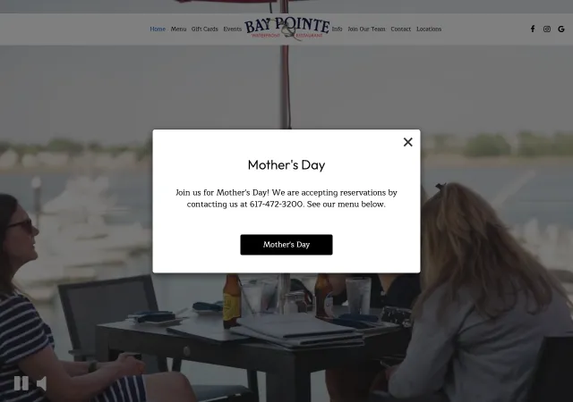 Bay Pointe Waterfront Restaurant — original site