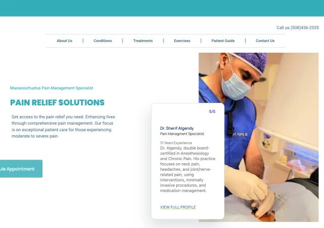 Bay State Pain Associates — original site