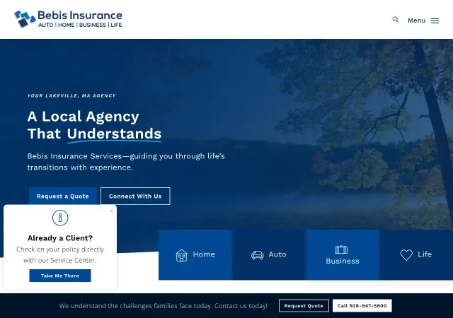 Bebis Insurance Services — original site
