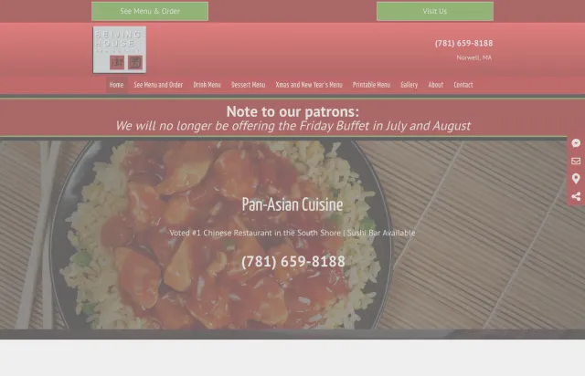 Beijing House Restaurant — original site