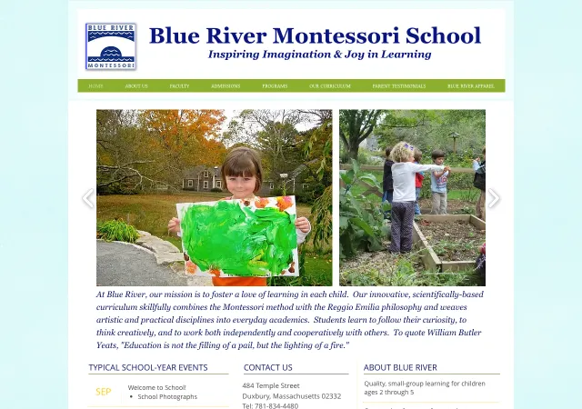 Blue River Montessori School — original site