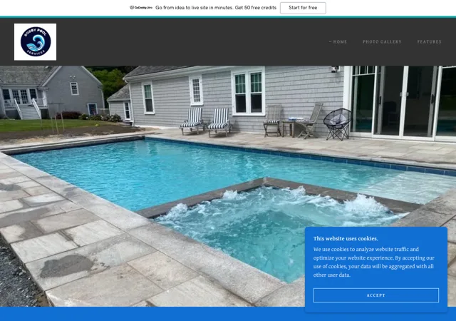 Bobby's Pool Services — old site