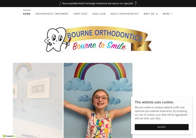 Bourne Orthodontics — old site
