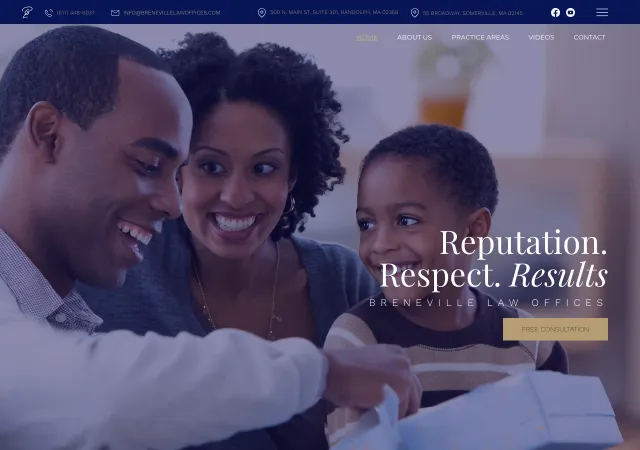 Breneville Law Offices, LLC — original site