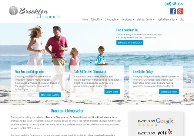 Brockton Chiropractic — old site
