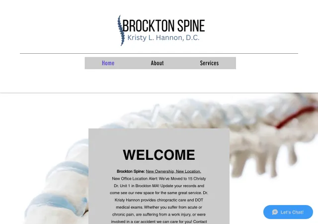 Brockton Spine — old site