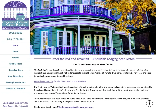 Coolidge Corner Guest House — original site