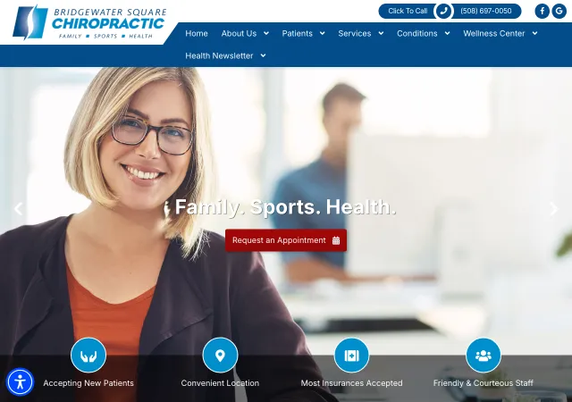 Bridgewater Square Chiropractic — old site