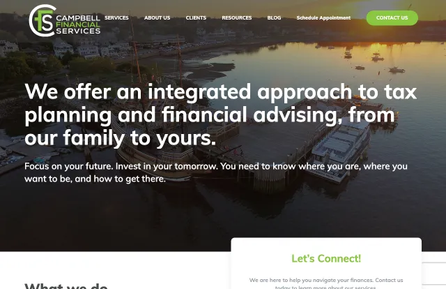Campbell Financial Services — original site