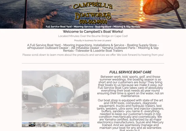 Campbell's Boat Works — original site