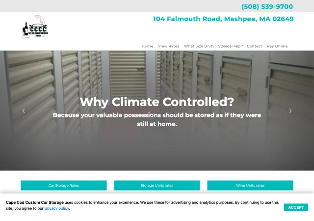 Cape Cod Climate Controlled Storage &mdash; original site