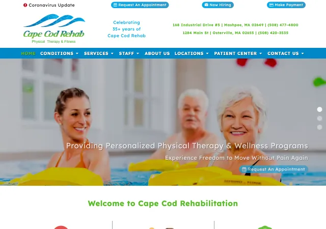Cape Cod Rehabilitation — original site