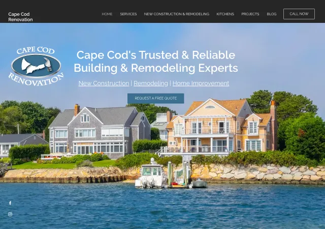 Cape Cod Renovation — original site
