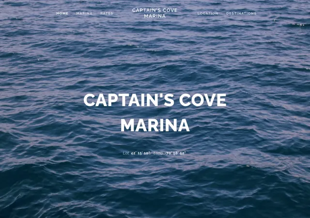 Captain's Cove Marina — original site