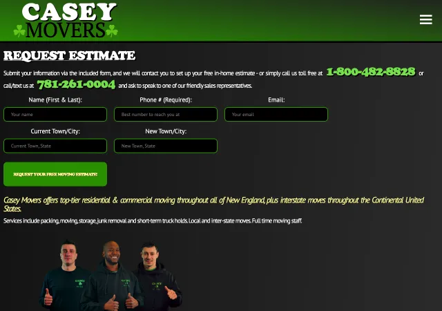 Casey Movers &mdash; original site