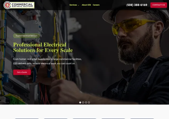 Commercial Electrical Solutions — old site