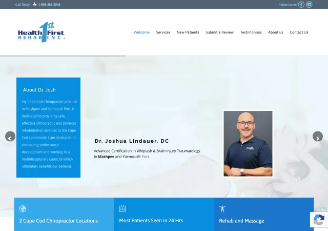 Health First Rehab — old site