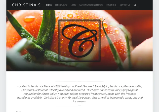 Christina's Restaurant — original site