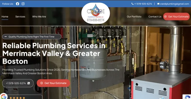 Ciardi Plumbing & Heating — original site