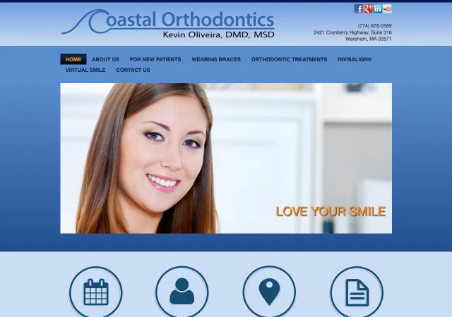 Coastal Orthodontics — old site