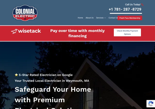 Colonial Electric — original site