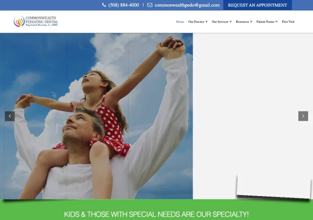 Commonwealth Pediatric Dental — old site