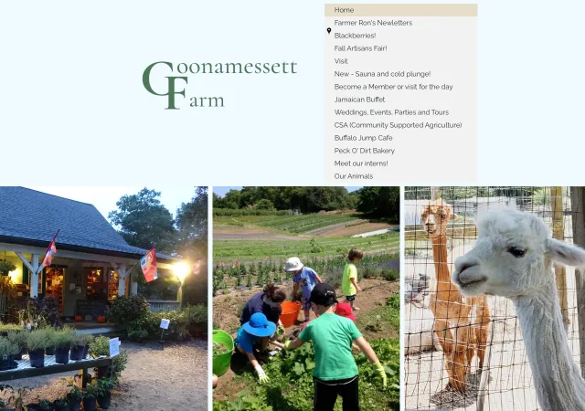 Coonamessett Farm — old site