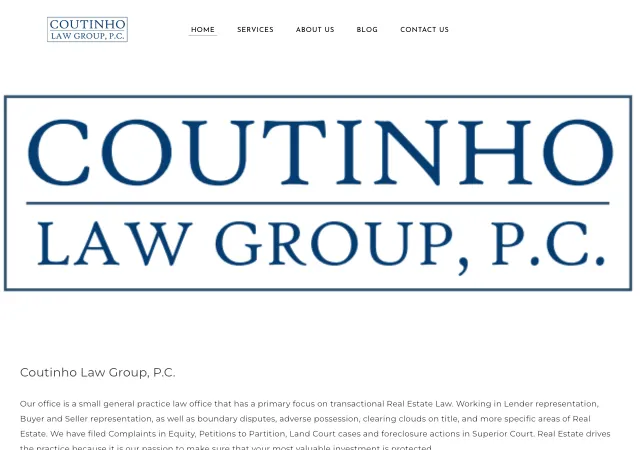 Coutinho Law Group, P.C. — old site