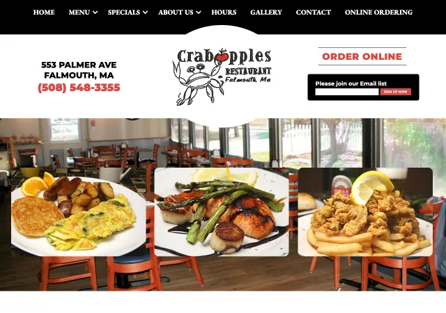 Crabapples Restaurant — original site