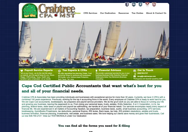 Crabtree CPA & Associates — original site