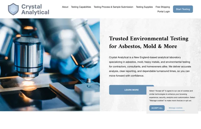 Crystal Analytical — original site