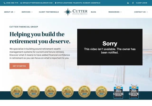Cutter Financial Group — original site