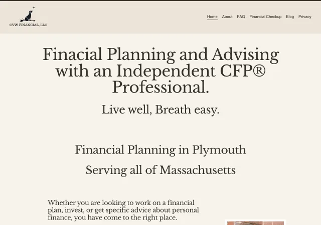 CVW Financial — original site