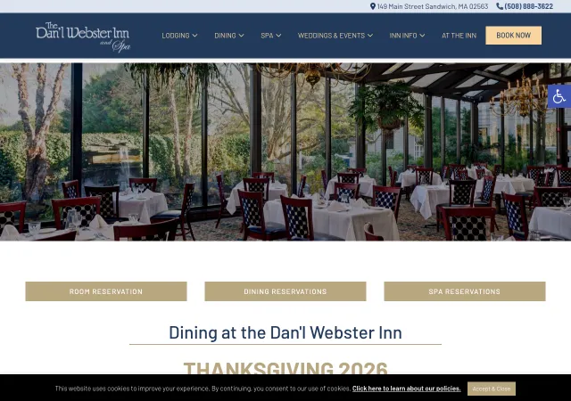 Dan'l Webster Inn & Spa — original site