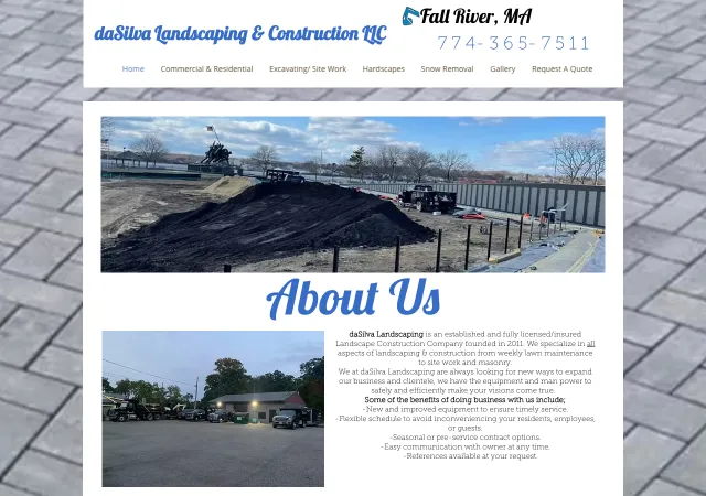daSilva Landscaping & Construction LLC — old site