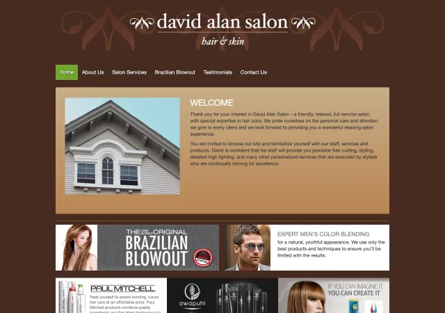 David Alan Salon — original site