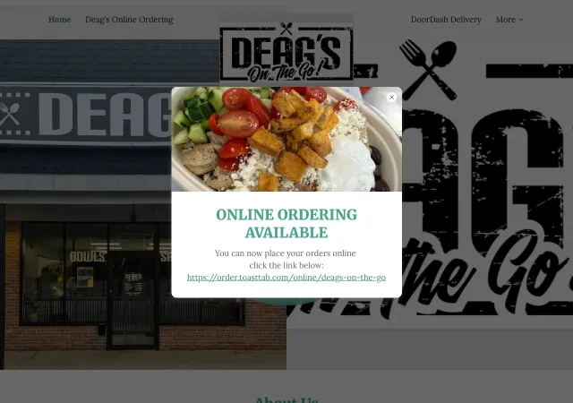 Deag's On The Go — old site