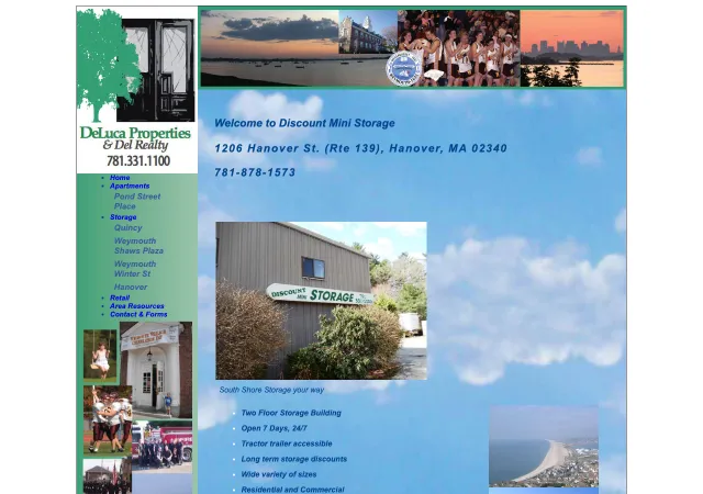 Discount Mini Storage (DeLuca Properties) — original site