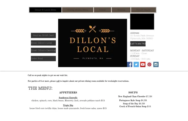 Dillon's Local — original site